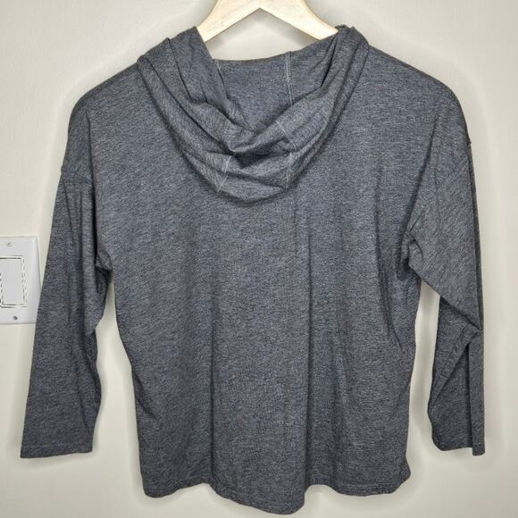 ADIDAS Girls Youth Gray Hoodie Crop Top Size Large - Picture 4 of 7